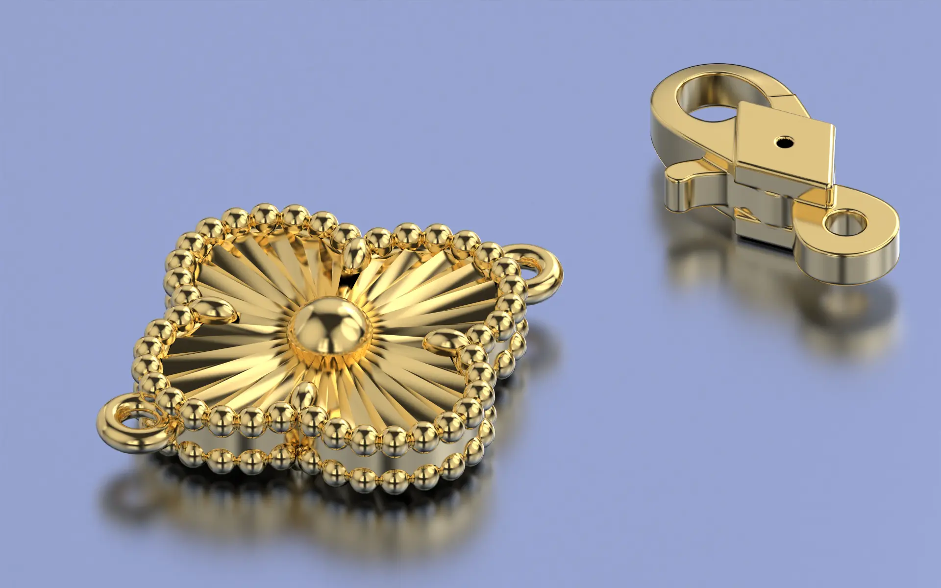 Браслет Clover - Vintage Alhambra with Clasp