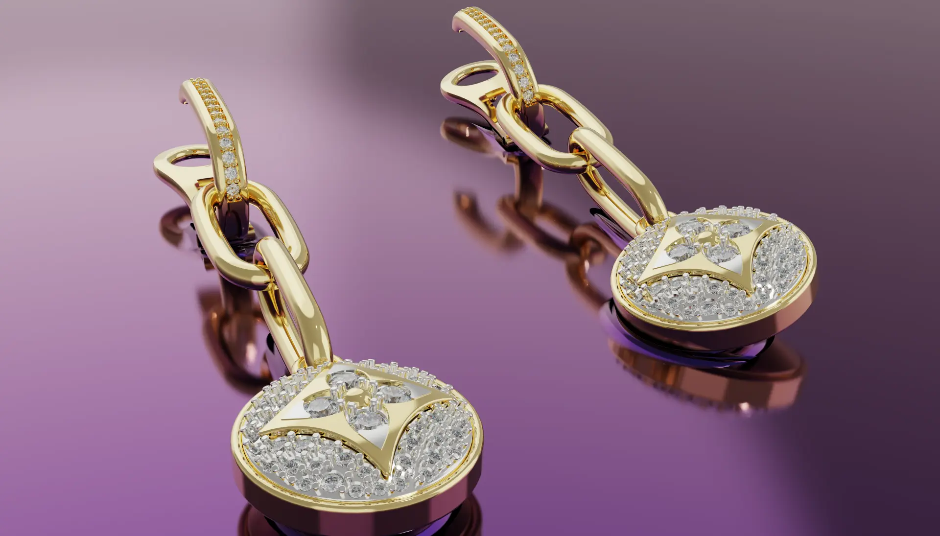 Серьги Louis Vuitton - B Blossom