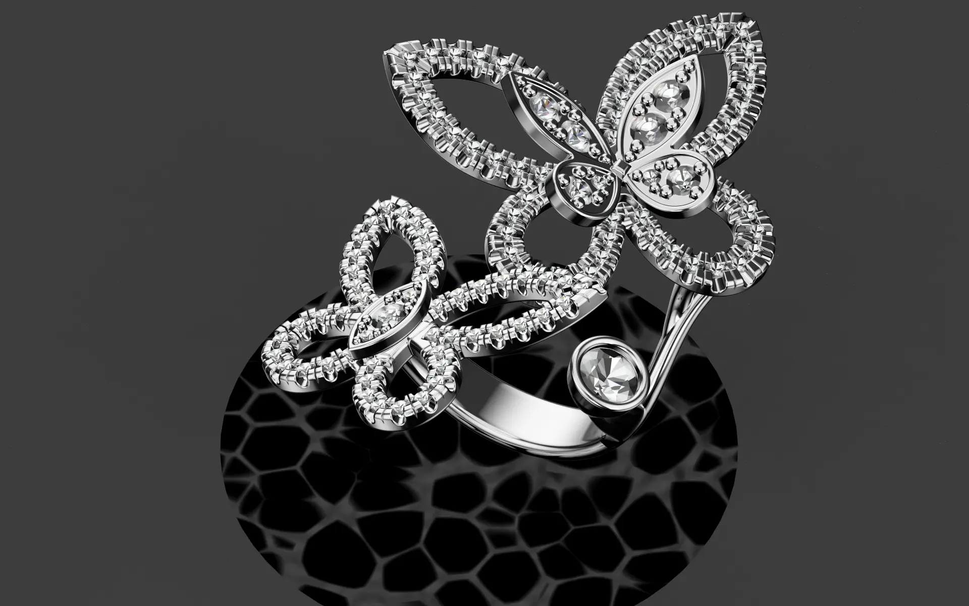 Graff - Multi Butterfly Silhouette Diamond