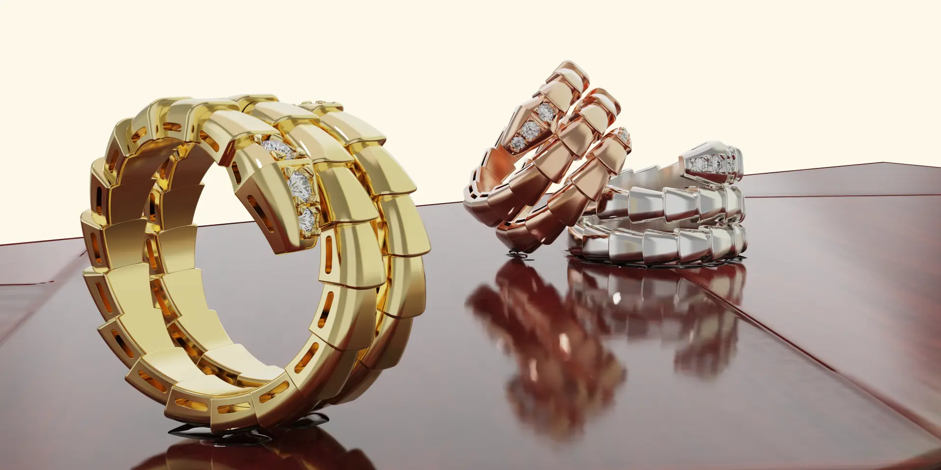 Bvlgari - Serpenti double Ring