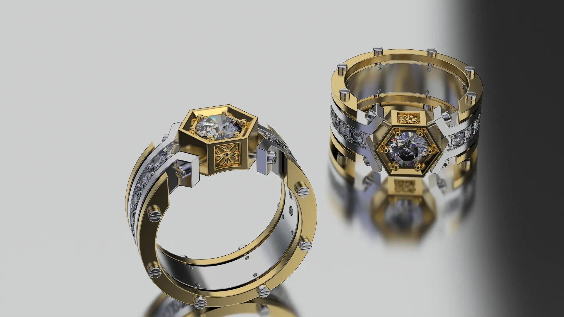 Кольцо Men's Signet Ring 01