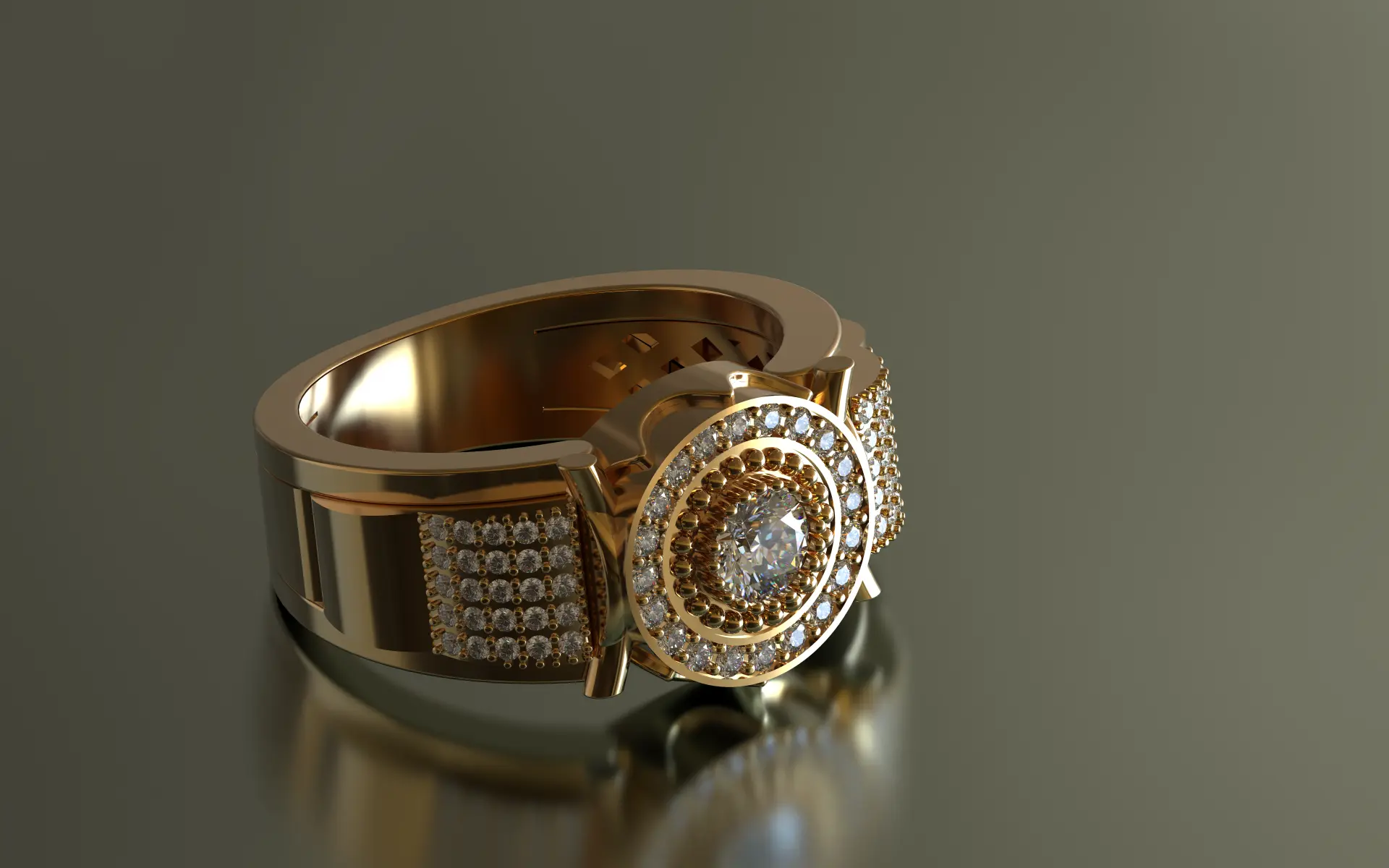 Кольцо Men's Signet Ring 02 Rolex